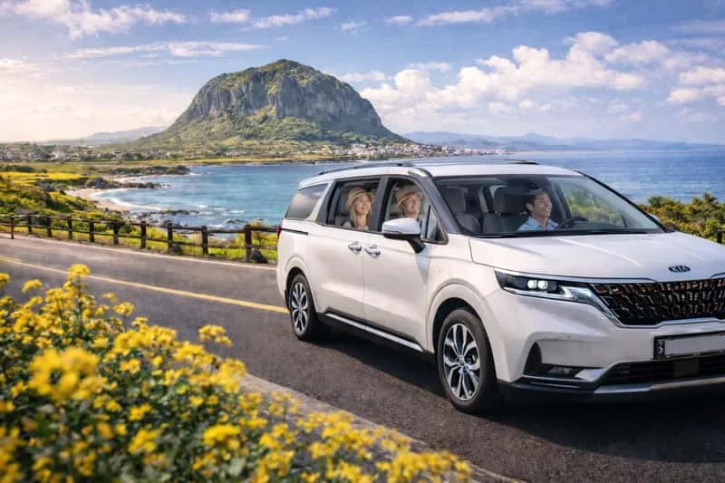 Private car and driver-guide touring the coast on a private tour of Jeju Island Korea, South Korea